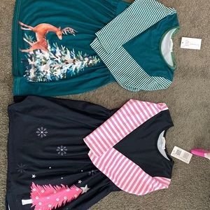 2 beautiful winter Christmas dresses for girls size 8
